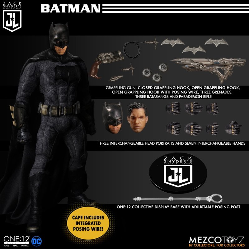 ONE:12 COLLECTIVE Zack Snyder's Justice League Deluxe Steel Boxed Set