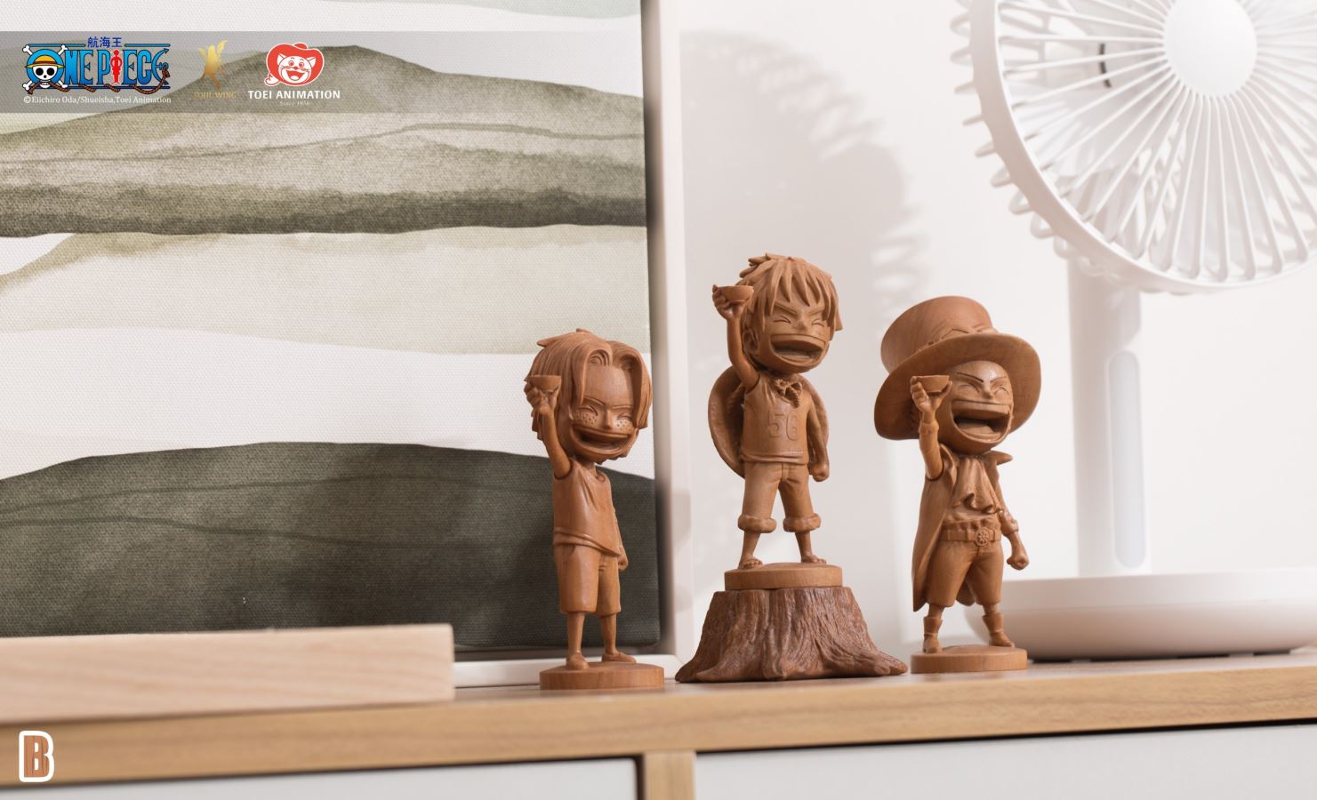 Ace / Sabo / Luffy Woodcarving - One Piece