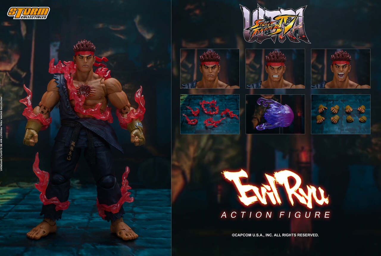 Street Fighter IV 1/12 Evil Ryu