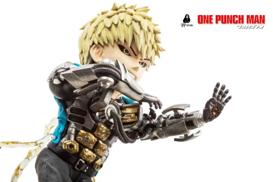 One Punch Man Genos vs Terrible Tornado
