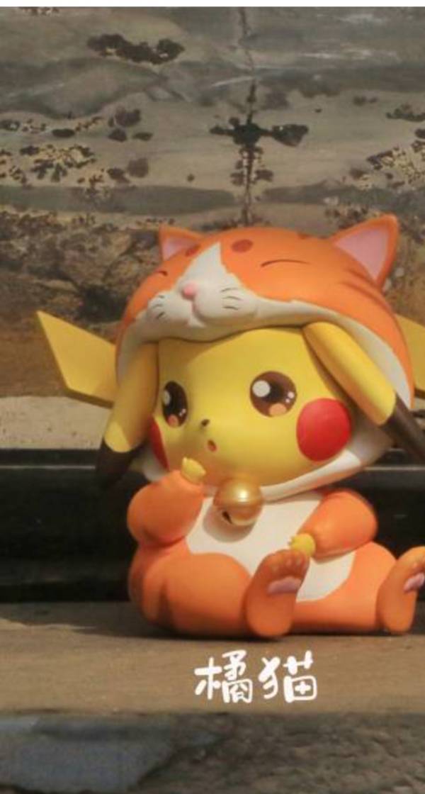 Pikachu and cats