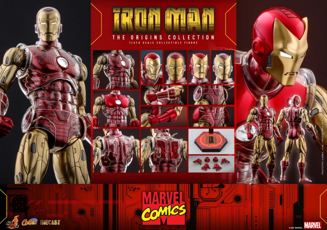 MARVEL COMICS IRON MAN [THE ORIGINS COLLECTION] 1/6 Deluxe