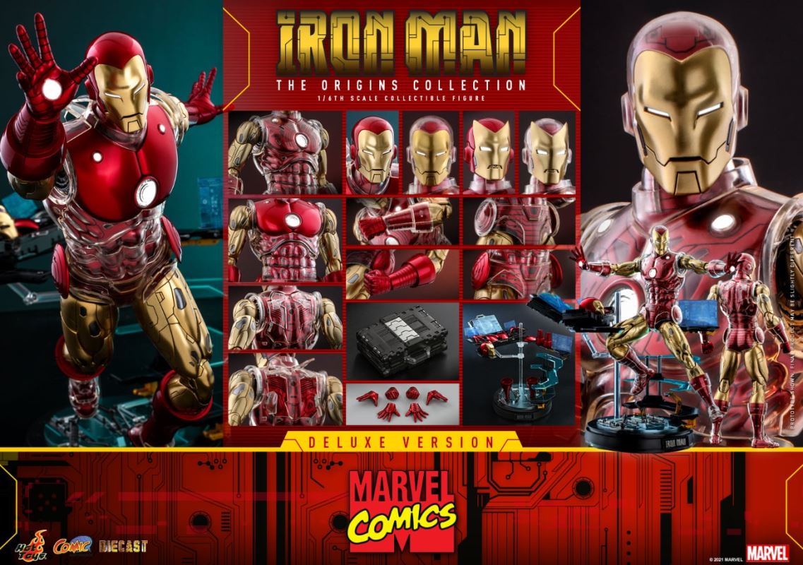 MARVEL COMICS IRON MAN [THE ORIGINS COLLECTION] 1/6 Deluxe