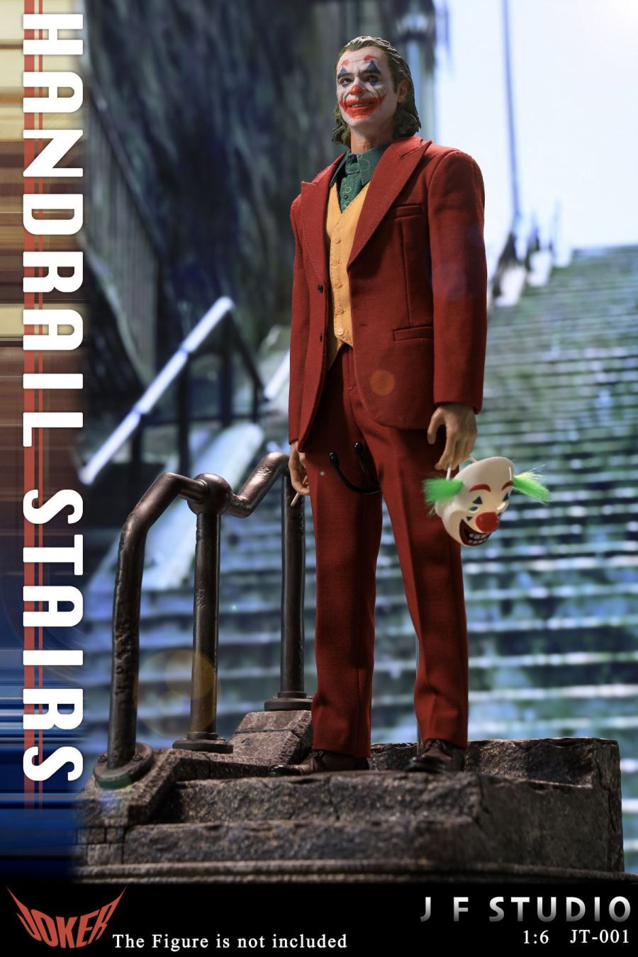 Stair Steps Jacques Clown Soldier Scene Platform 1/6