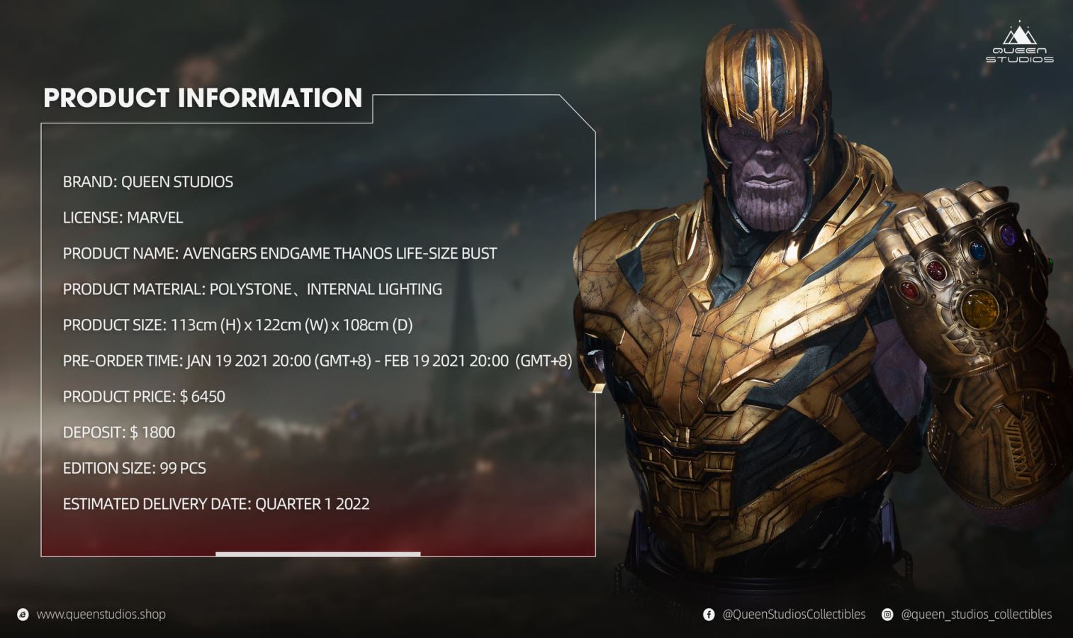 Thanos ฺBust 1/1