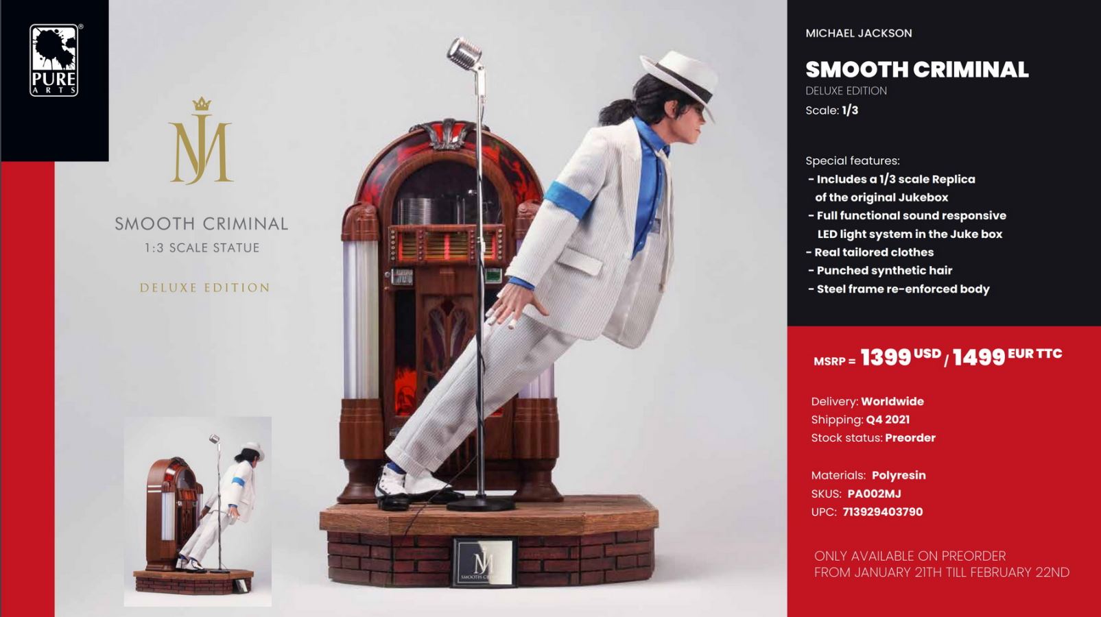 MICHAEL JACKSON SMOOTH CRIMINAL 1/3 (DX)