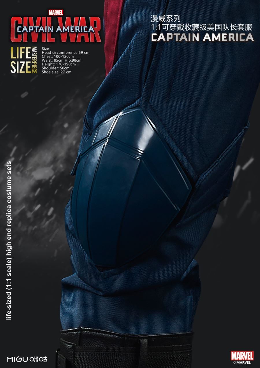 1:1 Captain America Costume-Captain America: Civil War