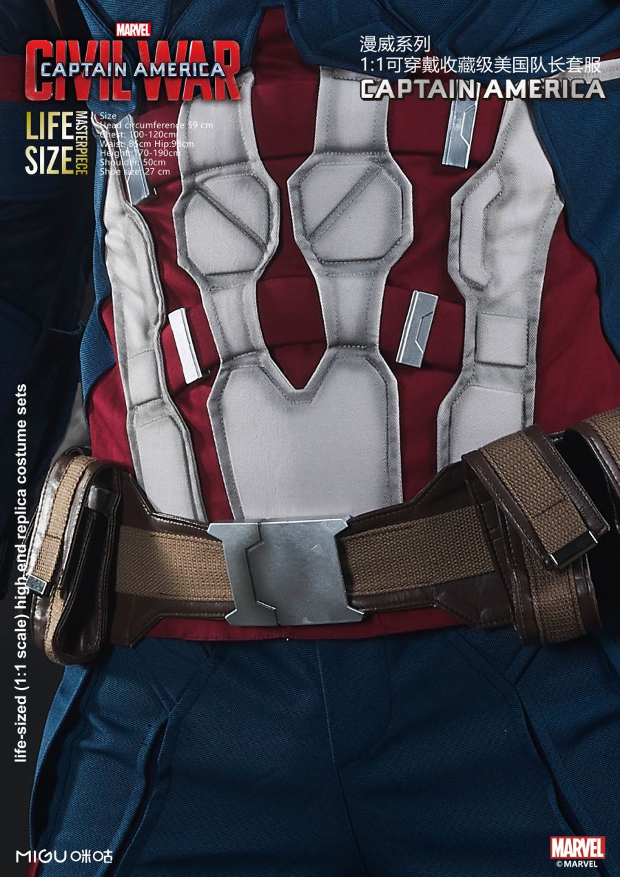 1:1 Captain America Costume-Captain America: Civil War
