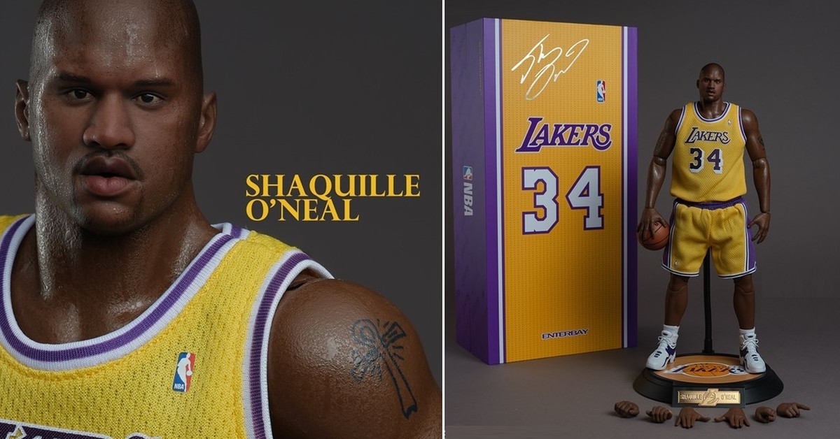 NBA Real Masterpiece Shaquille O'Neal (Lakers Home)