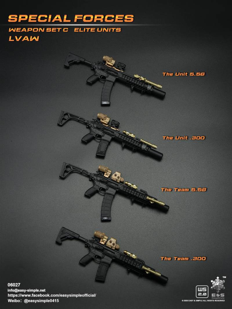 Weapon Set C Elite Units 1/6