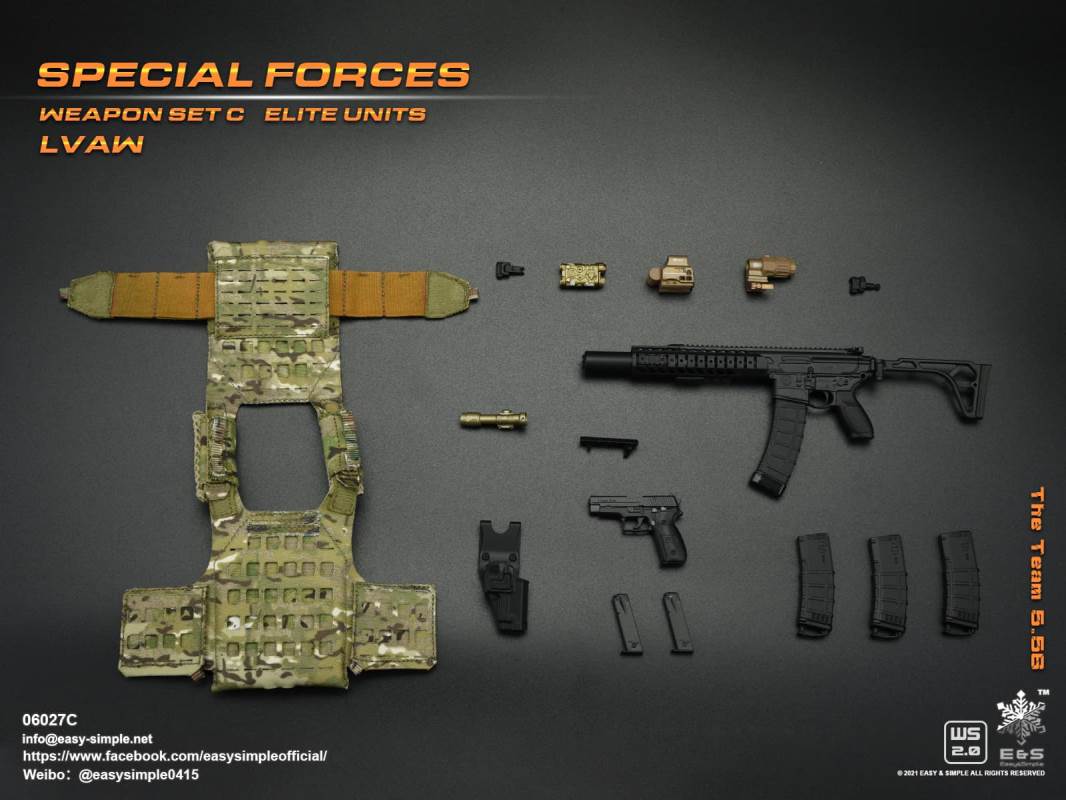 Weapon Set C Elite Units 1/6