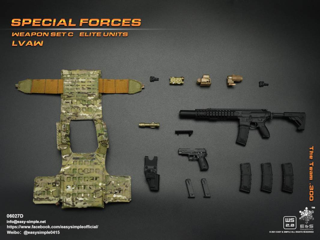 Weapon Set C Elite Units 1/6
