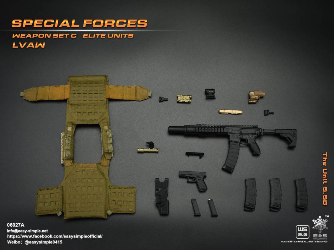 Weapon Set C Elite Units 1/6