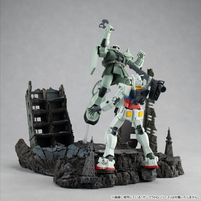 Realistic Model Series (RMS) Mobile Suit Gundam G Structure scenario model HG 1/144
