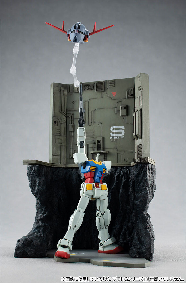 Realistic Model Series (RMS) Mobile Suit Gundam G Structure scenario model HG 1/144
