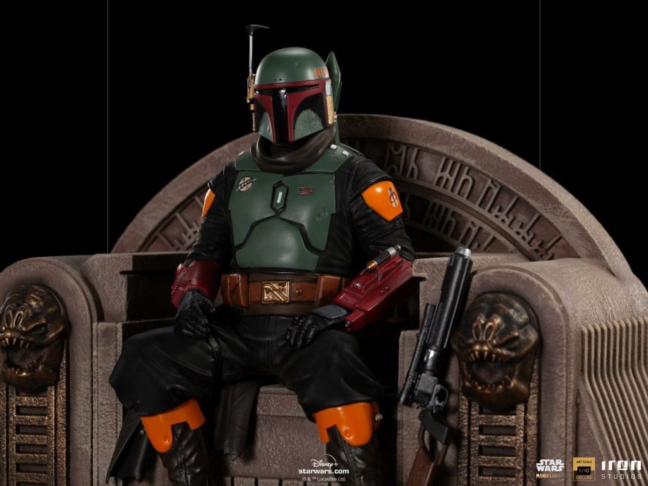 Boba Fett on Throne Deluxe Art Scale 1/10 - The Mandalorian