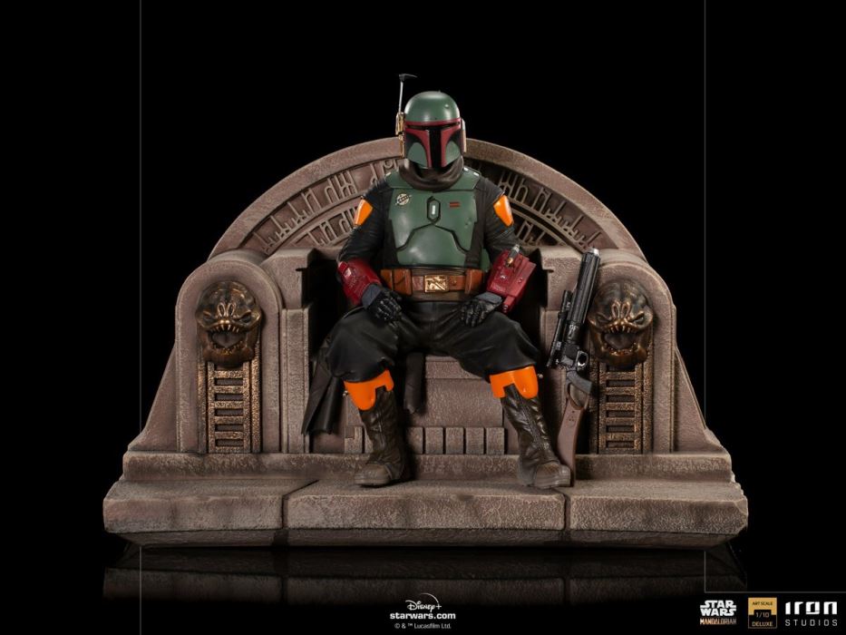 Boba Fett on Throne Deluxe Art Scale 1/10 - The Mandalorian