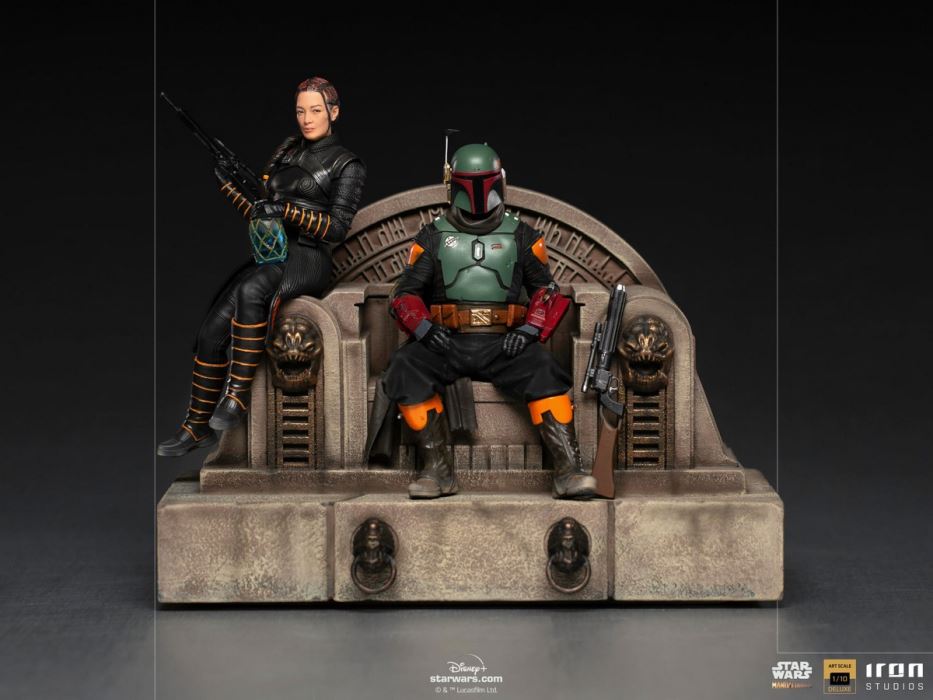 Boba Fett on Throne Deluxe Art Scale 1/10 - The Mandalorian