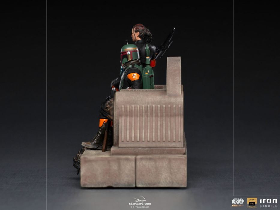 Boba Fett on Throne Deluxe Art Scale 1/10 - The Mandalorian