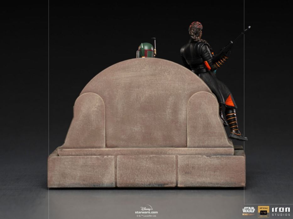 Boba Fett on Throne Deluxe Art Scale 1/10 - The Mandalorian