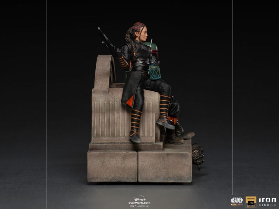 Boba Fett on Throne Deluxe Art Scale 1/10 - The Mandalorian