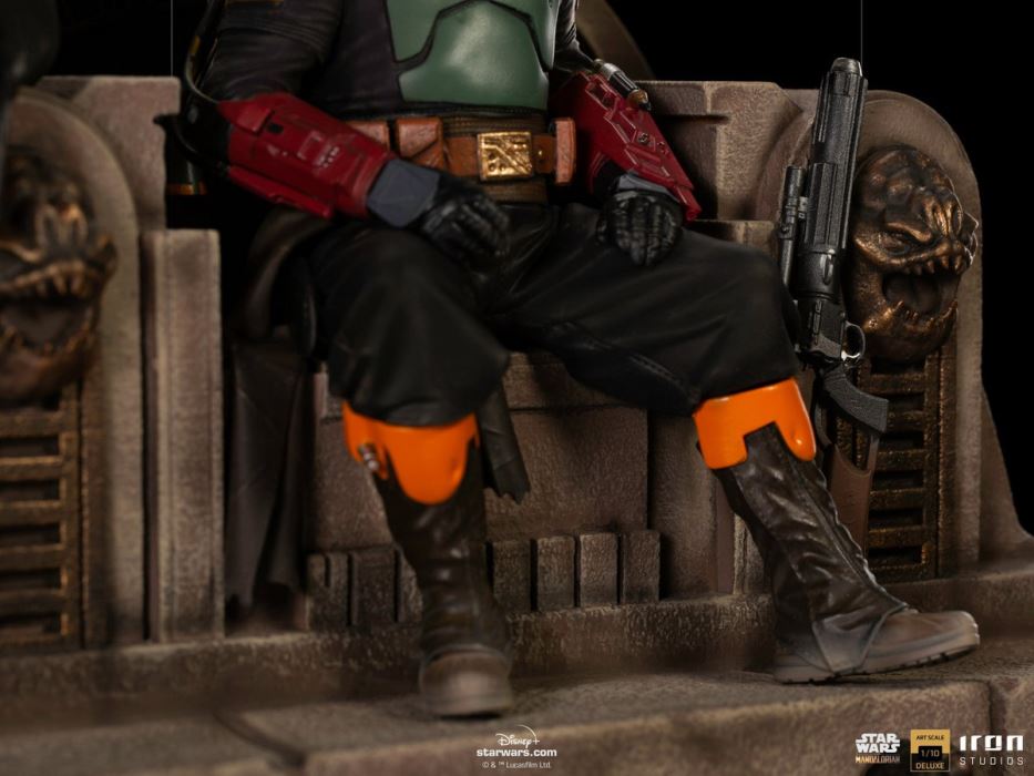Boba Fett on Throne Deluxe Art Scale 1/10 - The Mandalorian