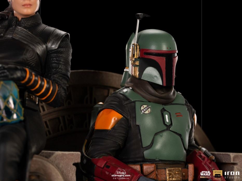 Boba Fett on Throne Deluxe Art Scale 1/10 - The Mandalorian