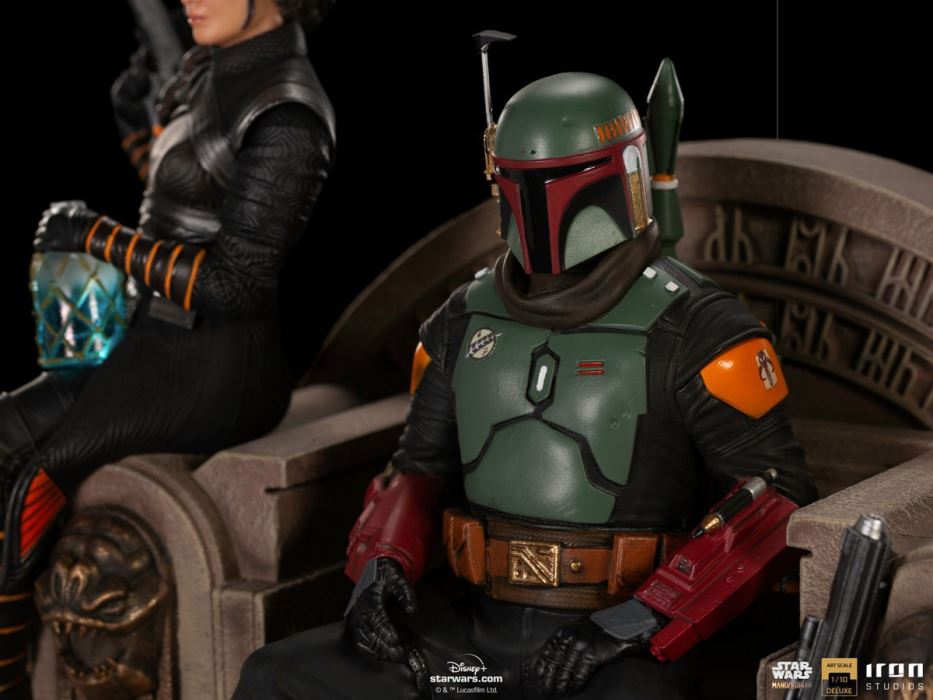 Boba Fett on Throne Deluxe Art Scale 1/10 - The Mandalorian