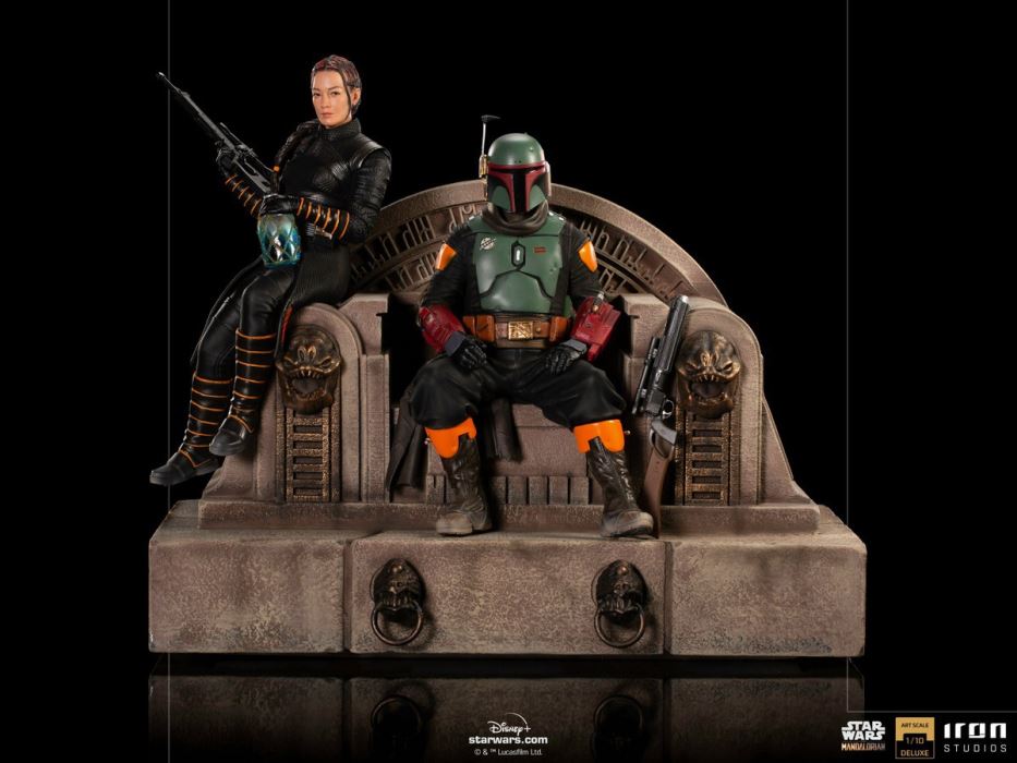 Boba Fett on Throne Deluxe Art Scale 1/10 - The Mandalorian