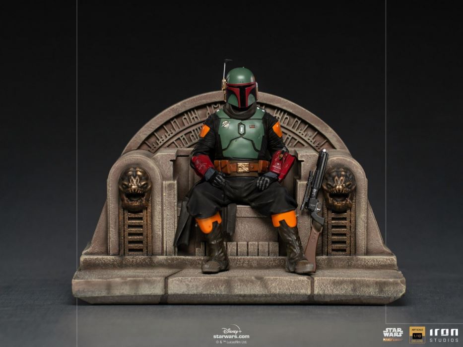 Boba Fett on Throne Deluxe Art Scale 1/10 - The Mandalorian