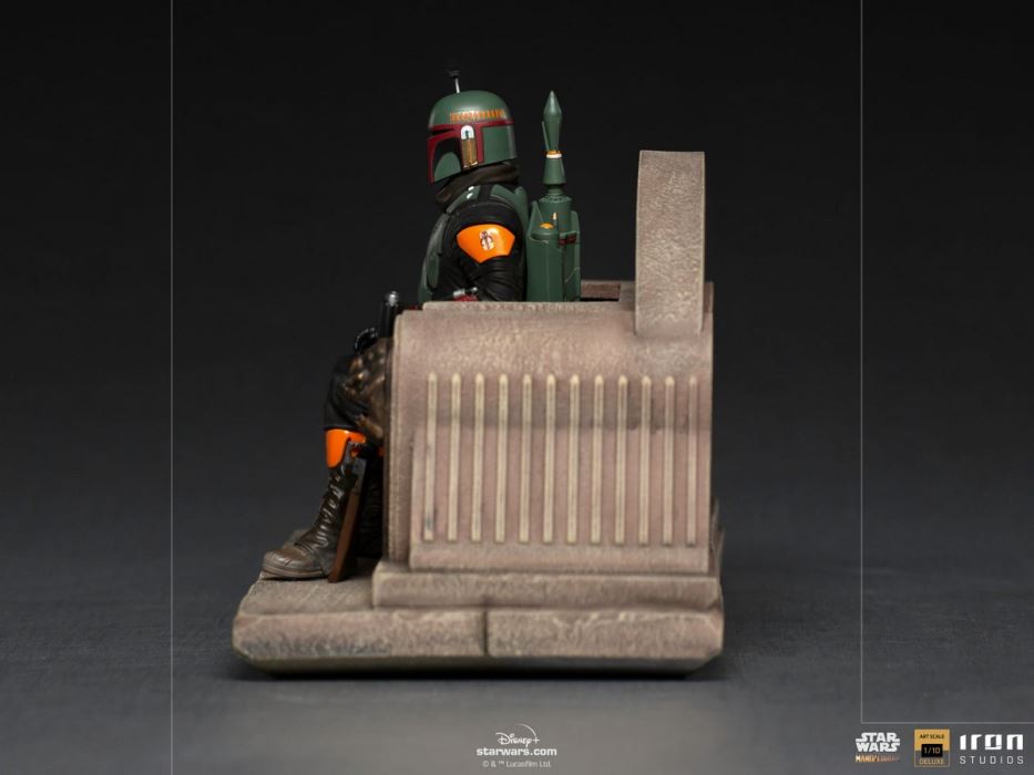 Boba Fett on Throne Deluxe Art Scale 1/10 - The Mandalorian