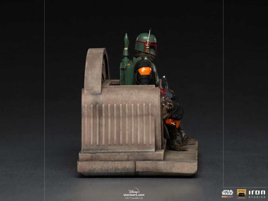 Boba Fett on Throne Deluxe Art Scale 1/10 - The Mandalorian