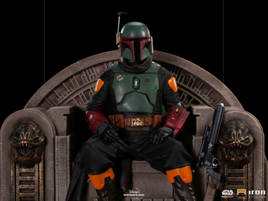 Boba Fett on Throne Deluxe Art Scale 1/10 - The Mandalorian