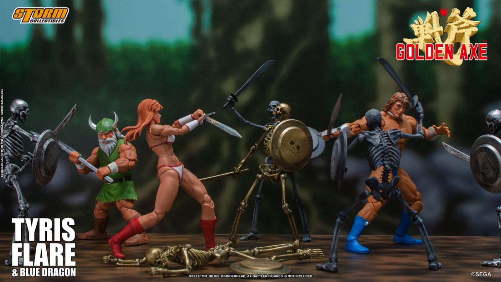 Golden Axe - Tyris Flare & Blue Dragon