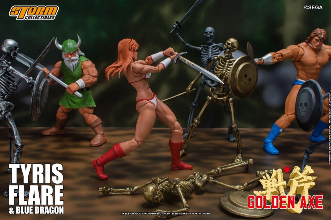 Golden Axe - Tyris Flare & Blue Dragon