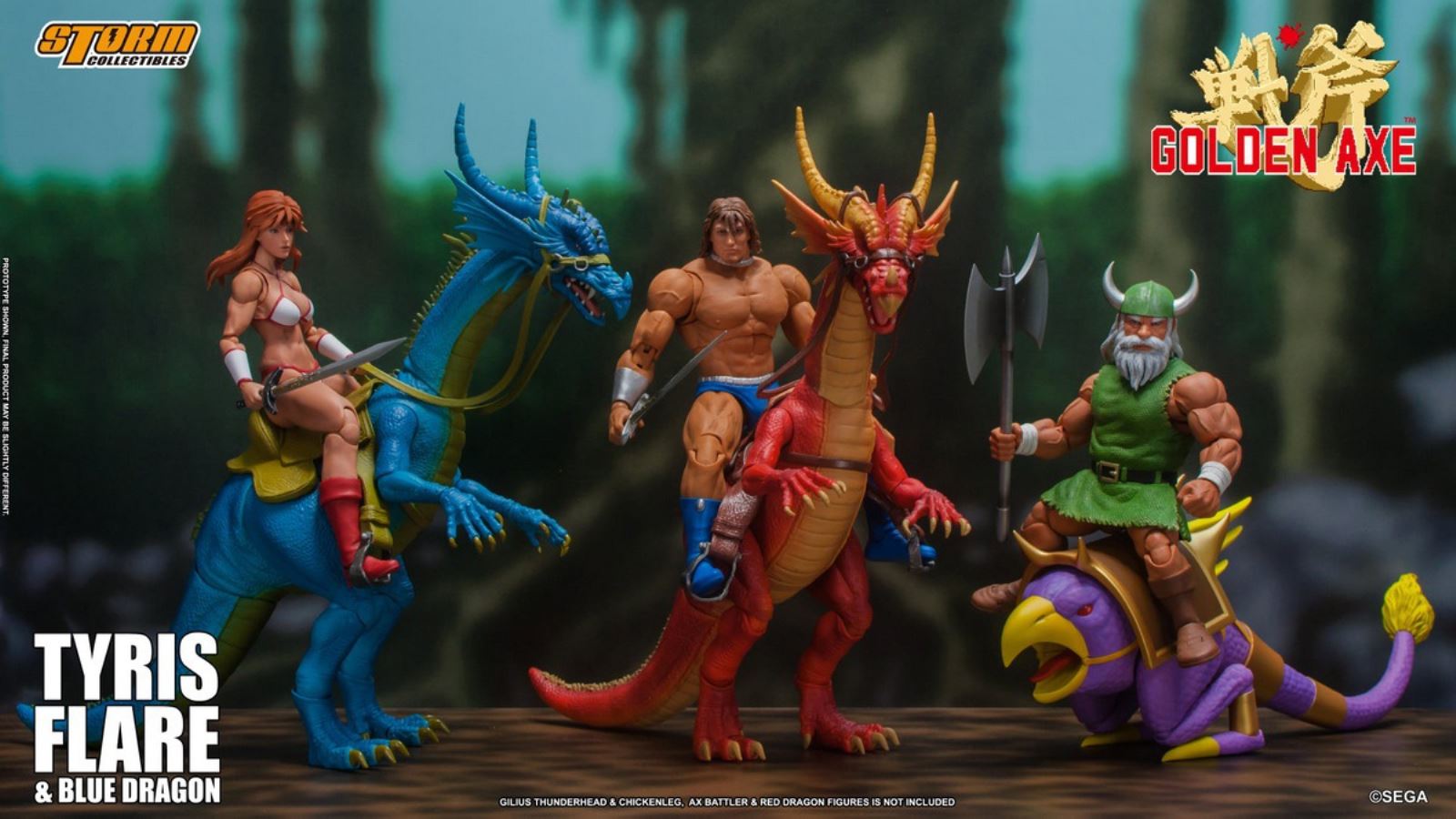 Golden Axe - Tyris Flare & Blue Dragon
