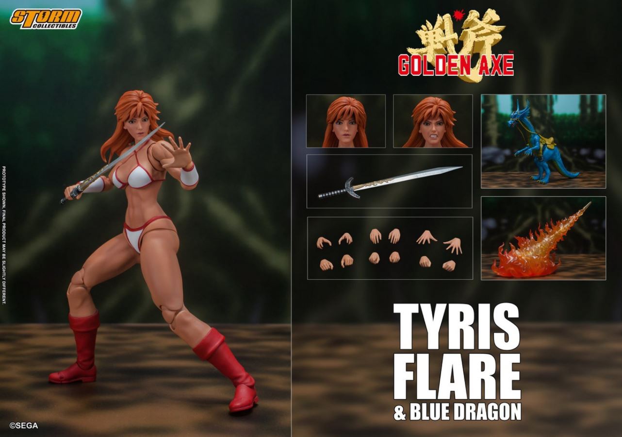 Golden Axe - Tyris Flare & Blue Dragon