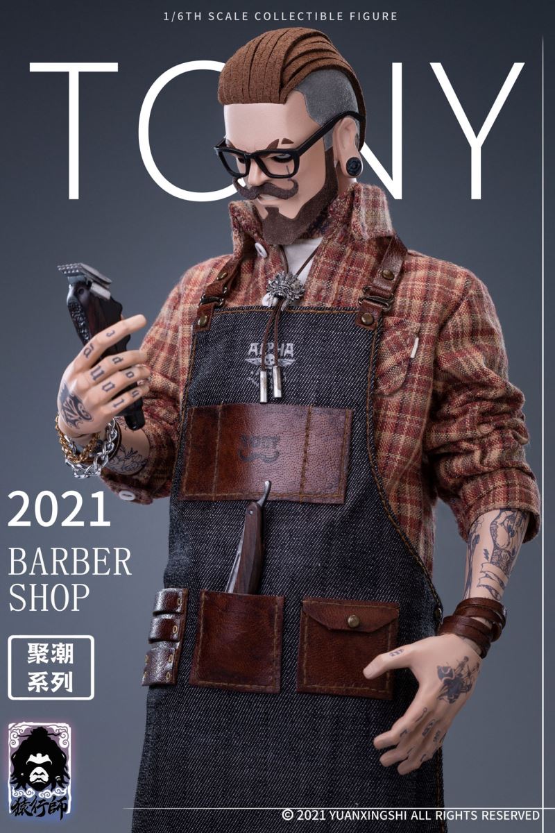 The oily hairdresser TONY (JC-001) 1/6