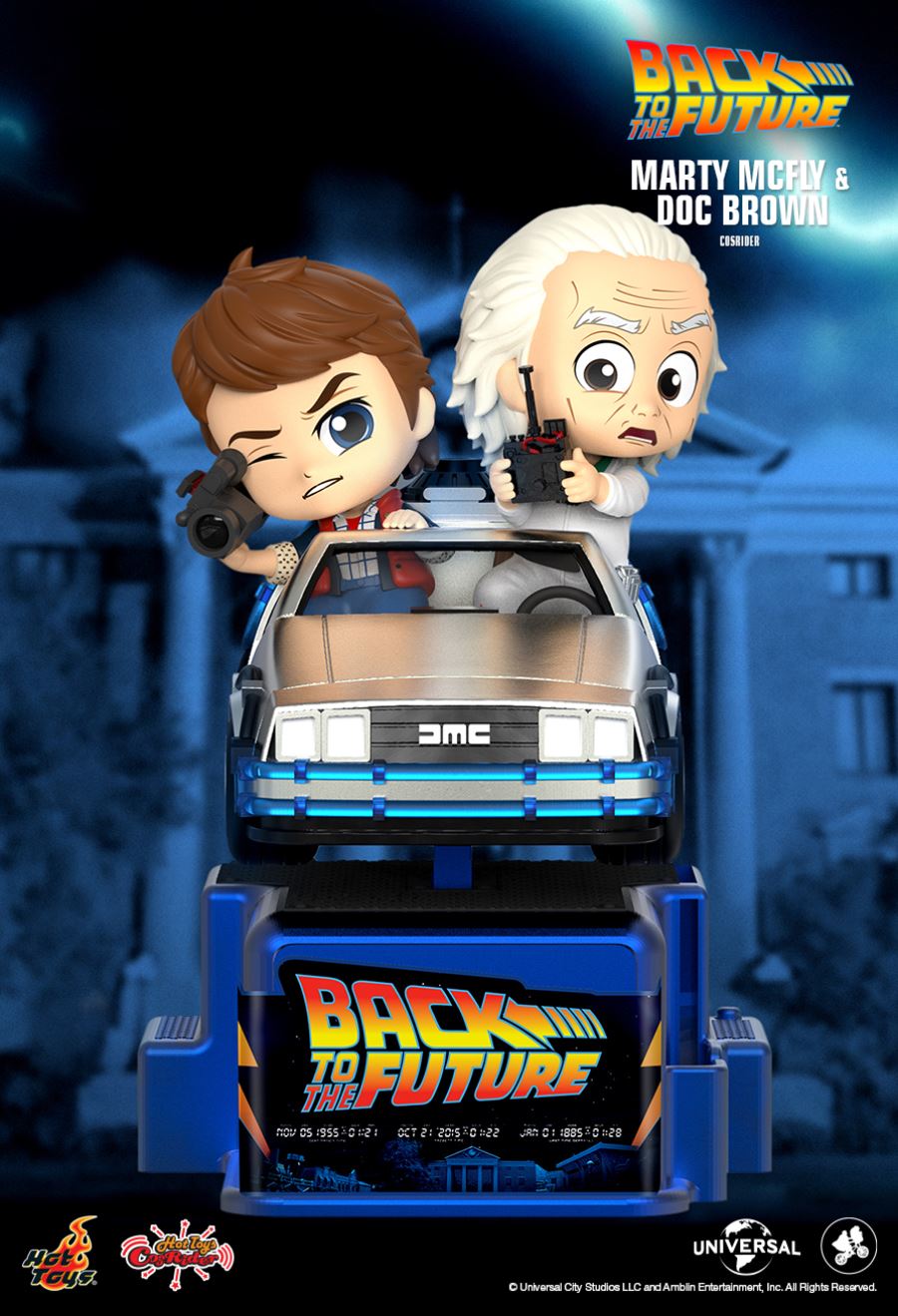 BACK TO THE FUTURE MARTY MCFLY & DOC BROWN
