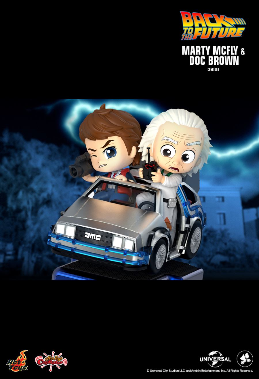 BACK TO THE FUTURE MARTY MCFLY & DOC BROWN