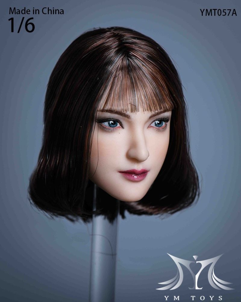 Female Head Carving Lulu YMT057 and Tiantian YMT058 1/6