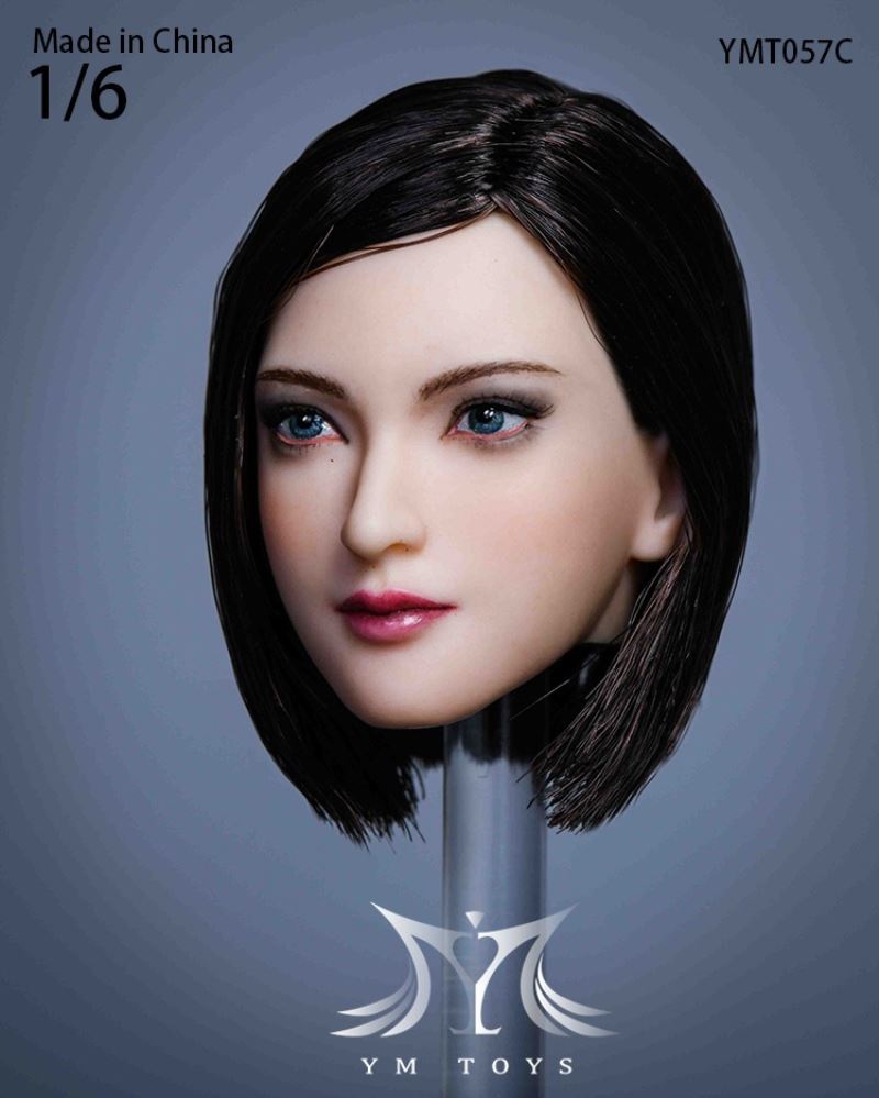 Female Head Carving Lulu YMT057 and Tiantian YMT058 1/6