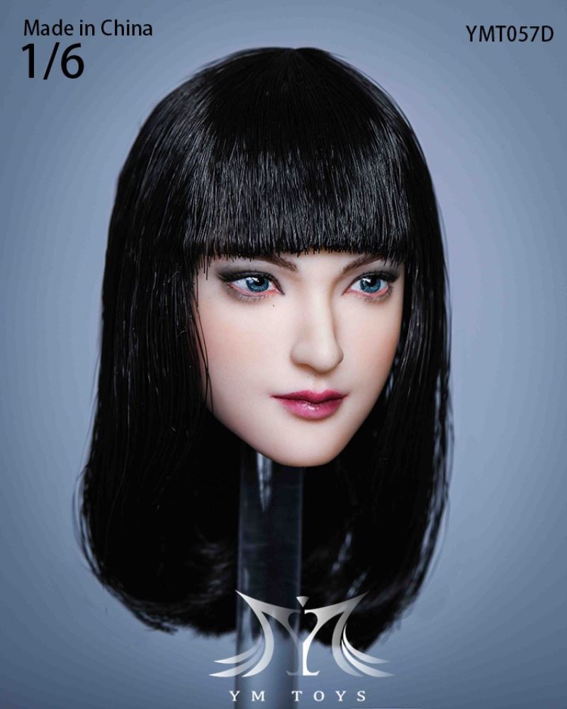 Female Head Carving Lulu YMT057 and Tiantian YMT058 1/6