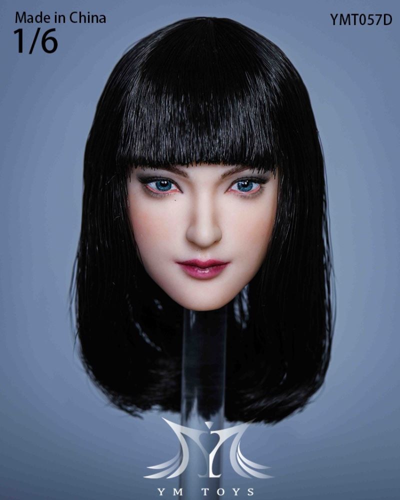 Female Head Carving Lulu YMT057 and Tiantian YMT058 1/6