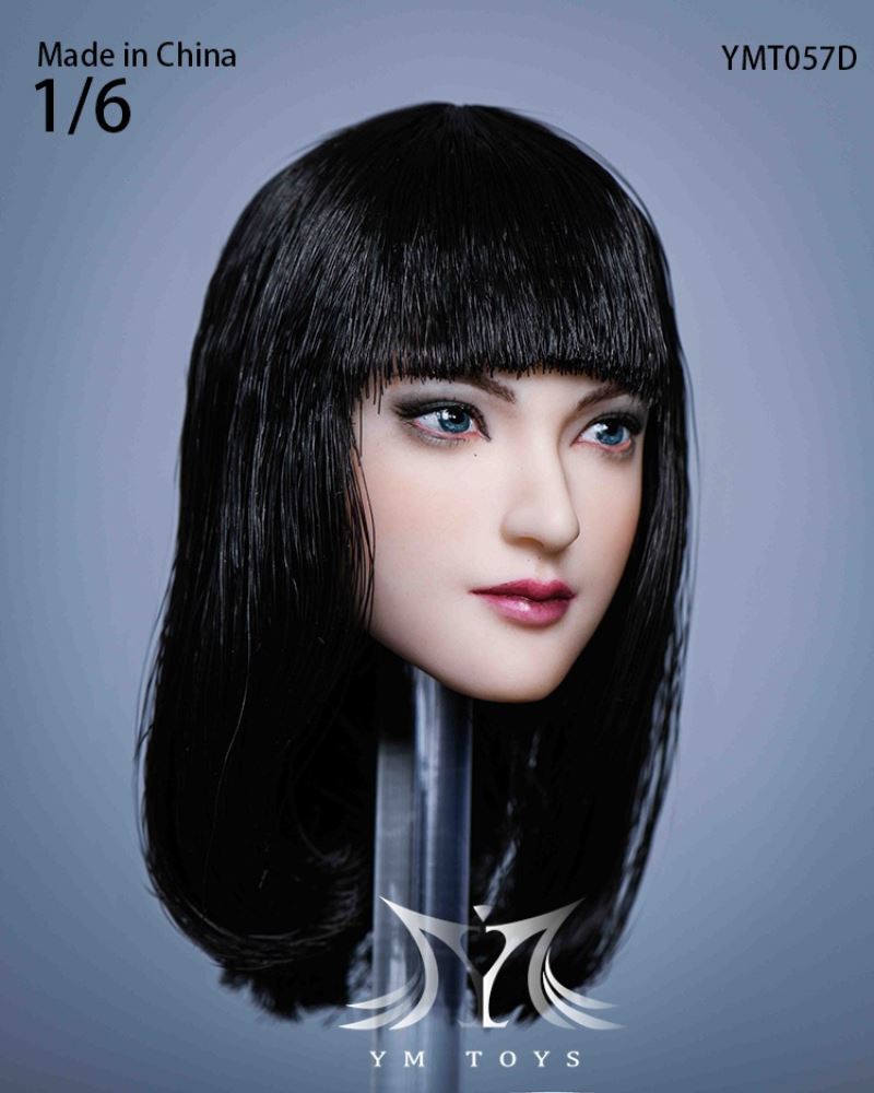 Female Head Carving Lulu YMT057 and Tiantian YMT058 1/6