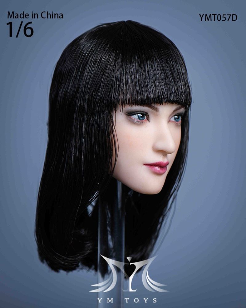 Female Head Carving Lulu YMT057 and Tiantian YMT058 1/6