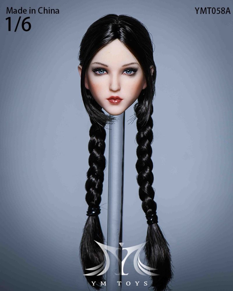 Female Head Carving Lulu YMT057 and Tiantian YMT058 1/6