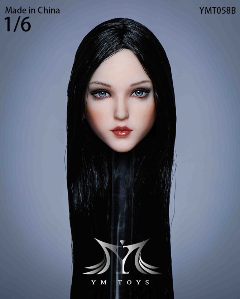 Female Head Carving Lulu YMT057 and Tiantian YMT058 1/6