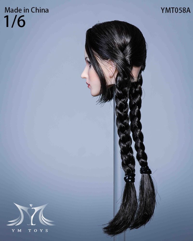Female Head Carving Lulu YMT057 and Tiantian YMT058 1/6