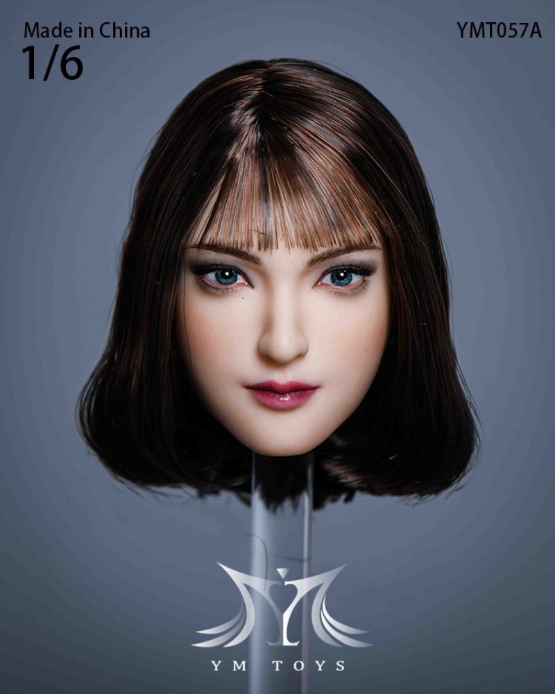 Female Head Carving Lulu YMT057 and Tiantian YMT058 1/6